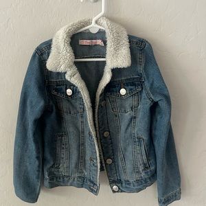 Kids Sherpa lined Jean jacket